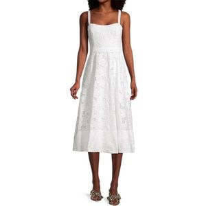Lilly Pulitzer fawn midi Resort White dress - size 4